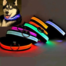 Светящийся ошейник LED для собаки и кошек